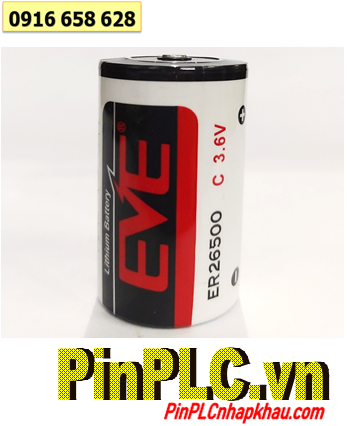 PIN ER26500, PIN EVE ER26500 LITHIUM 3.6V SIZE C 8500MAH CHÍNH HÃNG